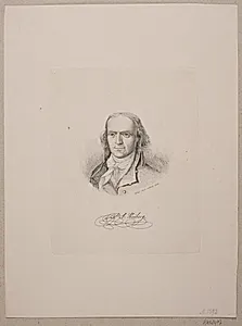 Portræt af P. A. Heiberg by Vilhelm Kyhn