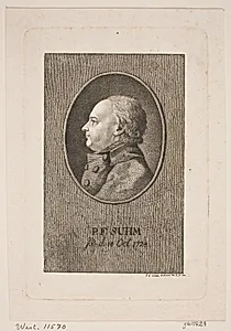 Portræt af Peter Frederik Suhm by Gerhard Ludvig Lahde