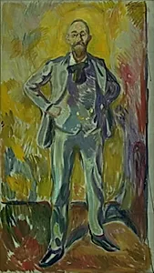 Portræt af professor Daniel Jacobson by Edvard Munch