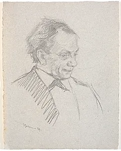 Portræt af professor Harald Høffding