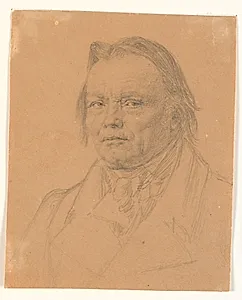 Portræt af regimentsdyrlæge J.C. Freund by C.A. Jensen
