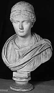 Portræt af Sabina, gift med kejser Hadrian by Ubekendt
