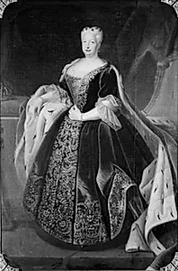 Portræt af Sophie Dorothea af Preussen by Ubekendt