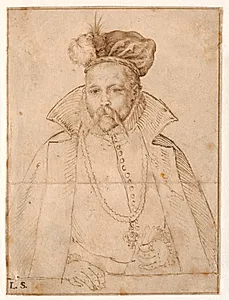 Portræt af Tycho Brahe by Tobias Gemperle