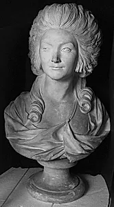 Portræt af ung kvinde, muligvis Mme Roland (1754-1793) by Ubekendt