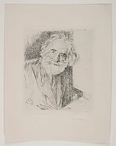 Portræt af Vilhelm Kyhn by P.S. Krøyer