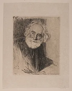 Portræt af Vilhelm Kyhn by P.S. Krøyer