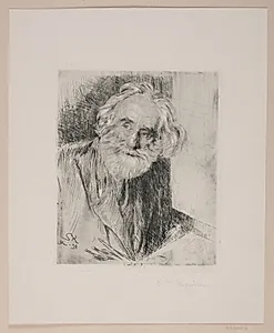 Portræt af Vilhelm Kyhn by P.S. Krøyer