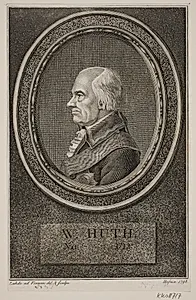 Portræt af W. Huth by Gerhard Ludvig Lahde