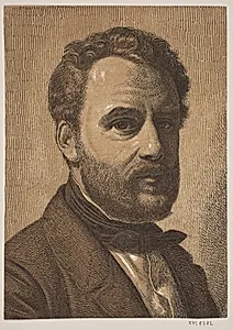 Portræt af Wilhelm Marstrand by Constantin Hansen