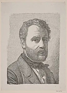 Portræt af Wilhelm Marstrand by Constantin Hansen