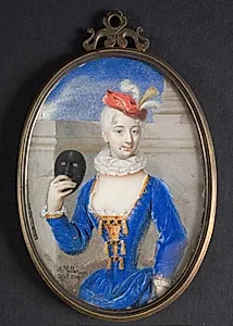 Portræt af Wilhelmine Charlotte, prinsesse af Hessen-Kassel