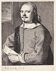 Portræt af Willem van der Borcht by Michael Sweerts