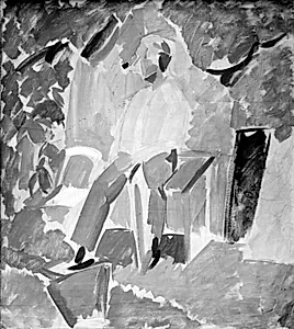 Portrætfigur. Landsretssagfører Niels Thorup by Edvard Weie
