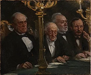 Portrætgruppe by P.S. Krøyer