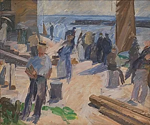 Postbåden kommer. Christiansø