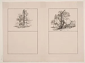 Posten; Hønen og koen by Adolph Kittendorff