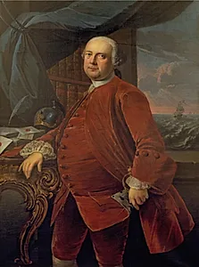 Postmester Frederik Carl Harboe (?) by Jens Juel
