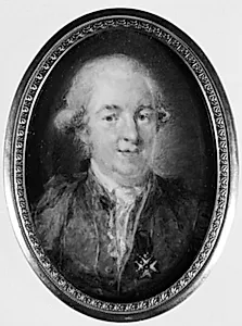 Præsident Frederik von Post by Peter Adolf Hall
