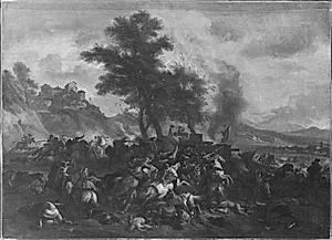 Prins Eugens slag ved Schellenberg by Jan van Huchtenburg