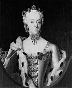 Prinsesse Charlotte Amalie, Frederik IV's datter by Andreas Møller