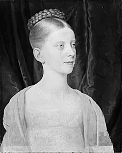 Prinsesse Wilhelmine, Frederik VI's datter by C.W. Eckersberg