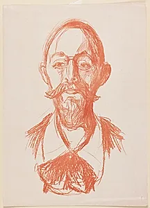 Professor Daniel Jacobson by Edvard Munch