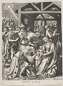 Prosapia by Johannes Sadeler (I)