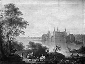 Prospekt af Frederiksborg Slot