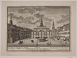 Prospekt af Rådhuset på Nytorv i København by Jonas Haas