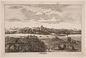 Prospekt af Viborg by Jacob Fosie