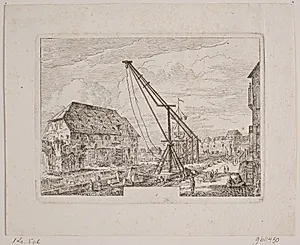 Prospekt i en stad by Jens Petersen Lund