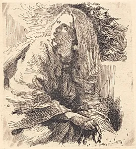 Prøveplade: Brudstykker af "de gode jomfruer" by Frans Schwartz