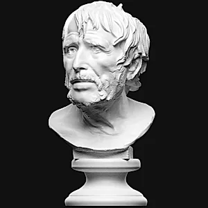 Pseudo-Seneca, portræt af Hesiod (8. årh. f.Kr.)? by Ubekendt