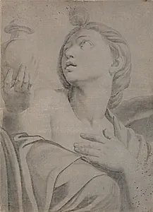 Psyche der bringer Venus Persefones krukke med trylledrikken by Jens Juel