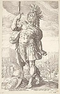Publius Horatius by Hendrick Goltzius