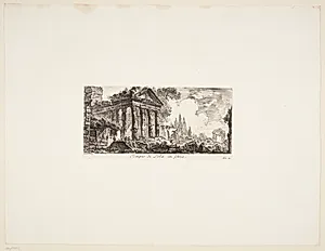 Pula's tempel i Istrien by Giovanni Battista Piranesi