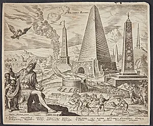 Pyramiderne i Ægypten by Philips Galle
