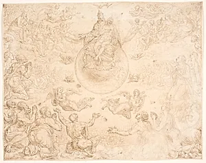 Quoniam tuum est regnum (thi dit er riget) by Maarten van Heemskerck
