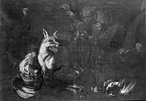 Ræv i hønsegård by Franz Werner Tamm