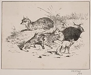 Ræven by Adolph Kittendorff