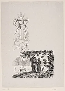 Randtegning til indledningsdigtet "Vignet" by F. Hendriksen
