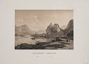 Rattenberg i inndalen by Adolph Kittendorff