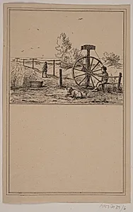 Rebslageren. Nr. 5 i Chr. Winther og M. Rørbye, "25 Billeder for små børn" by Adolph Kittendorff