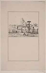 Rebslageren. Prøvetryk til Chr. Winther og M. Rørbye, "25 Billeder for små børn" by Adolph Kittendorff