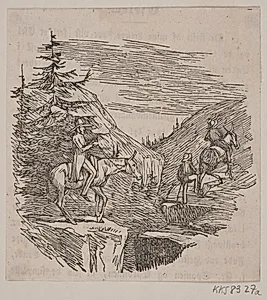 Rejse på mulæsler by Ubekendt