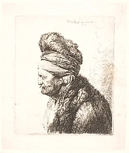 Rembrandts fader? by Rembrandt van Rijn