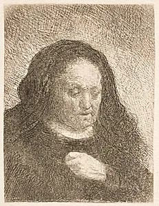 Rembrandts moder by Rembrandt van Rijn
