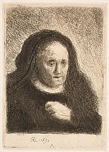 Rembrandts moder by Rembrandt van Rijn