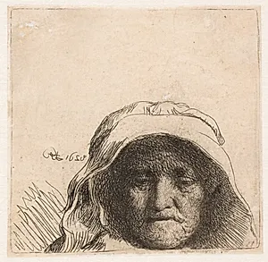 Rembrandts moder by Rembrandt van Rijn